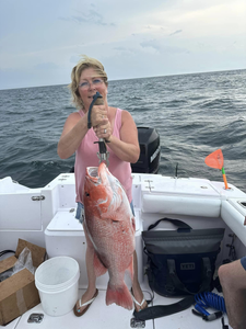 Red Snapper Hooked on Dauphin Island adventures!